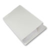 FO-007-01 Super heavy duty concertina pocket with Tyvek (cloth) gusset.  White.