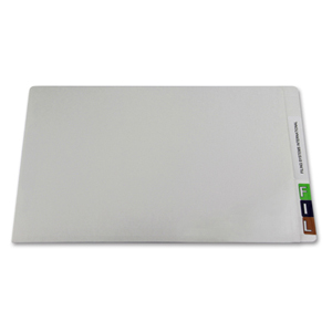 FSI 330 gsm fully laminated file folder.  Double reinforced end tab. White.