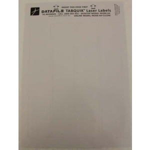 6306-A4 : TabQuik 4-up, full size end tab label(4 labels per A4 sheet)